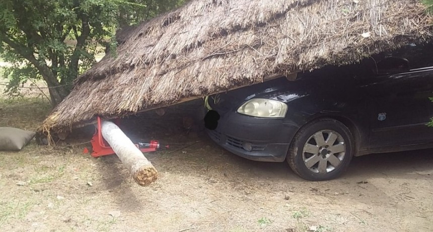 Turista accidentado en un camping