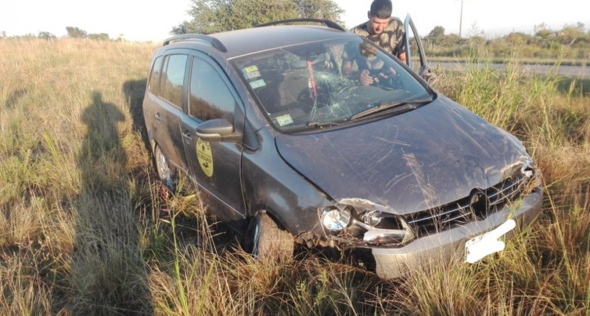 Un vehículo se despistó en La Cuesta del Cura
