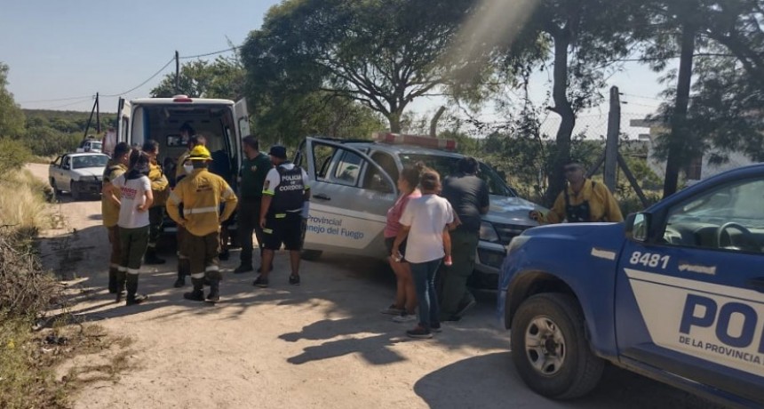 Se quemaron cuatro hectáreas en Cienaga de Allende