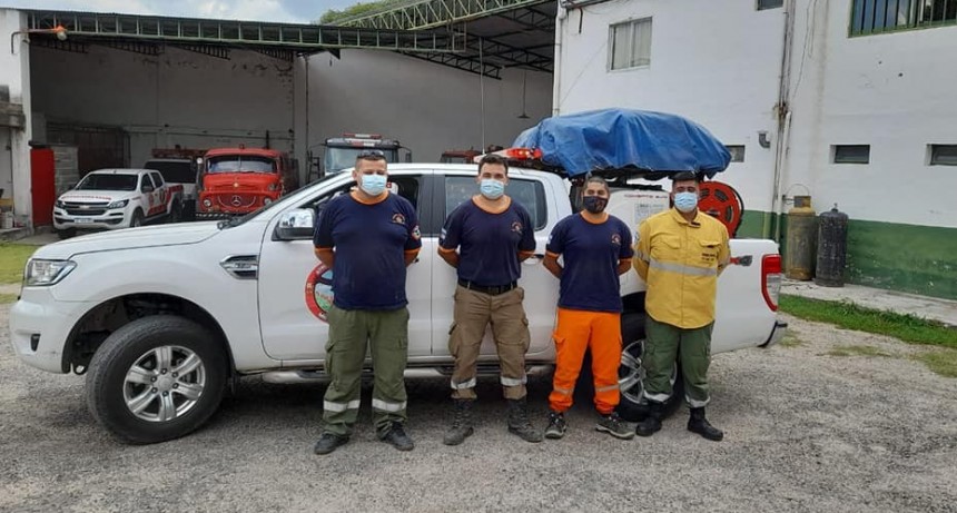 Bomberos de traslasierra viajaron a Corrientes