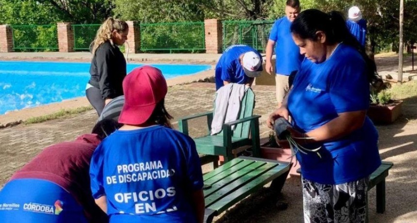 PROGRAMA DE DISCAPACIDAD E INCLUSIÓN LABORAL “Oficios en Acción” en Los Hornillos.