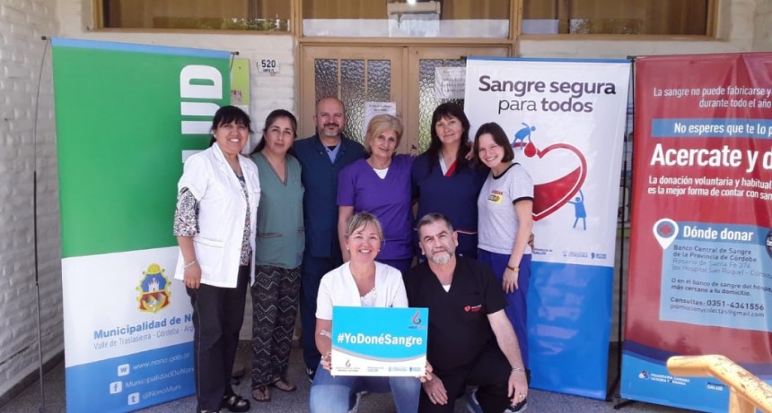 Campaña de donación de sangre en Nono