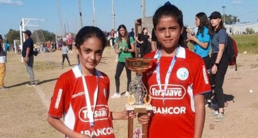 Futbolistas brocherianas campeonas con Belgrano