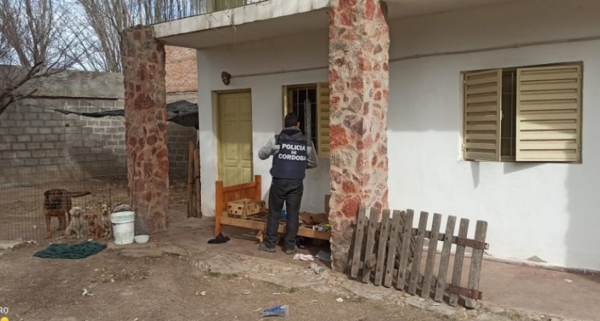 Desalojaron a una pareja en una vivienda de Nono