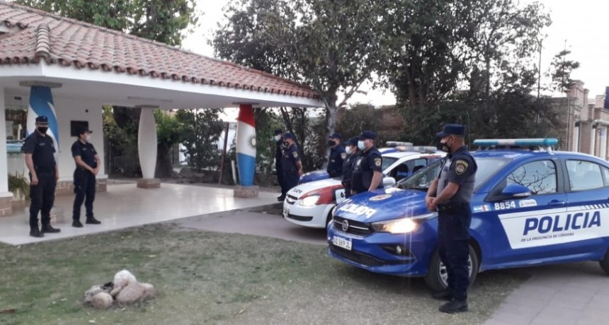 Operativo de controles y desarticulación de fiesta clandestina