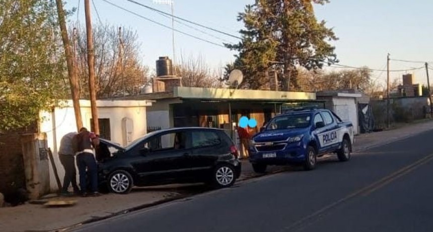 Choco un poste estando alcoholizado