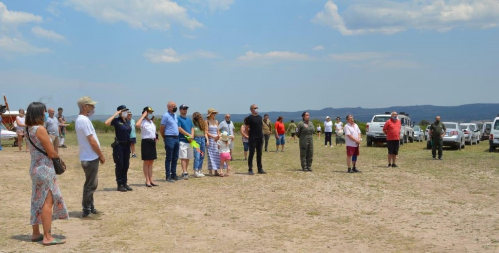 Postales de un emotivo primer año del Aeroclub Mina Clavero