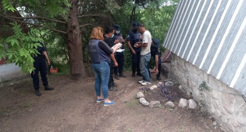 Detenido al accionarse botón antipático