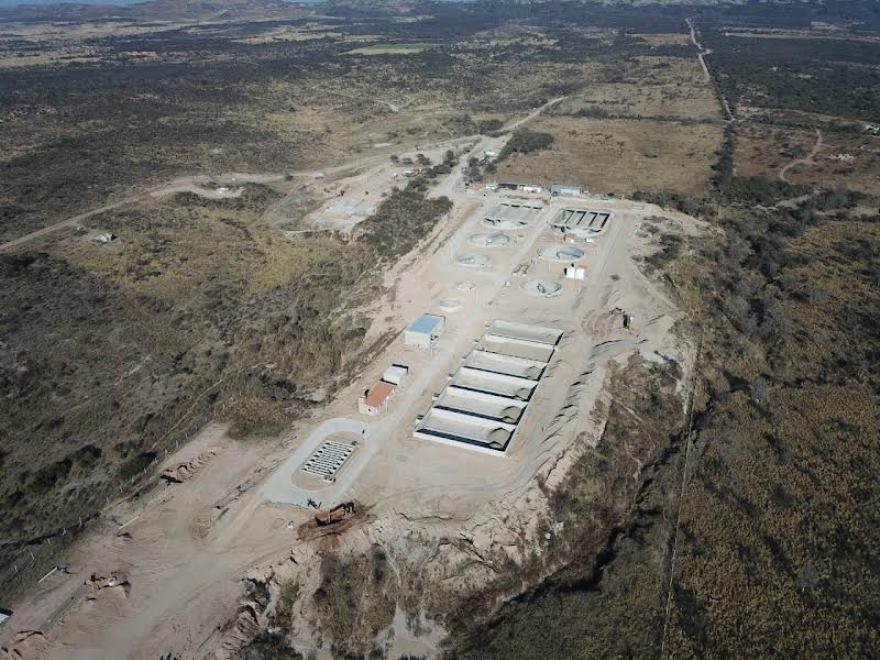 Mina Clavero y Cura Brochero: continúa la ejecución de la obra de saneamiento