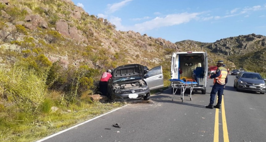 Choque contra la montaña en La Pirgüita